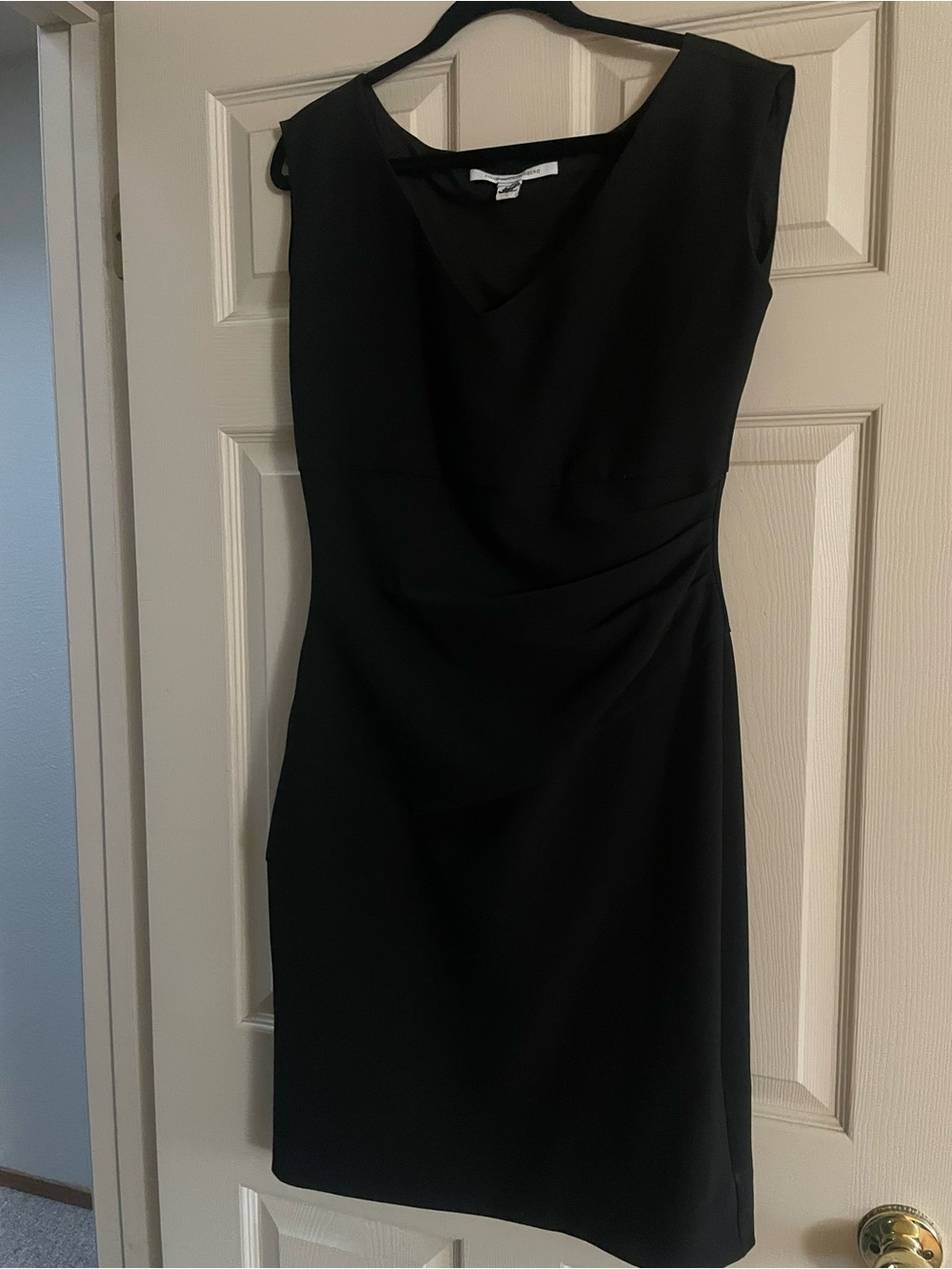 Diane Vonfurstenberg Classic Black Sheath Dress for Women